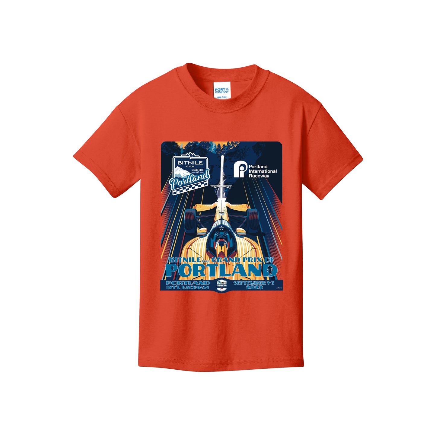 2023 Grand Prix of Portland Kids Event Tee - Orange
