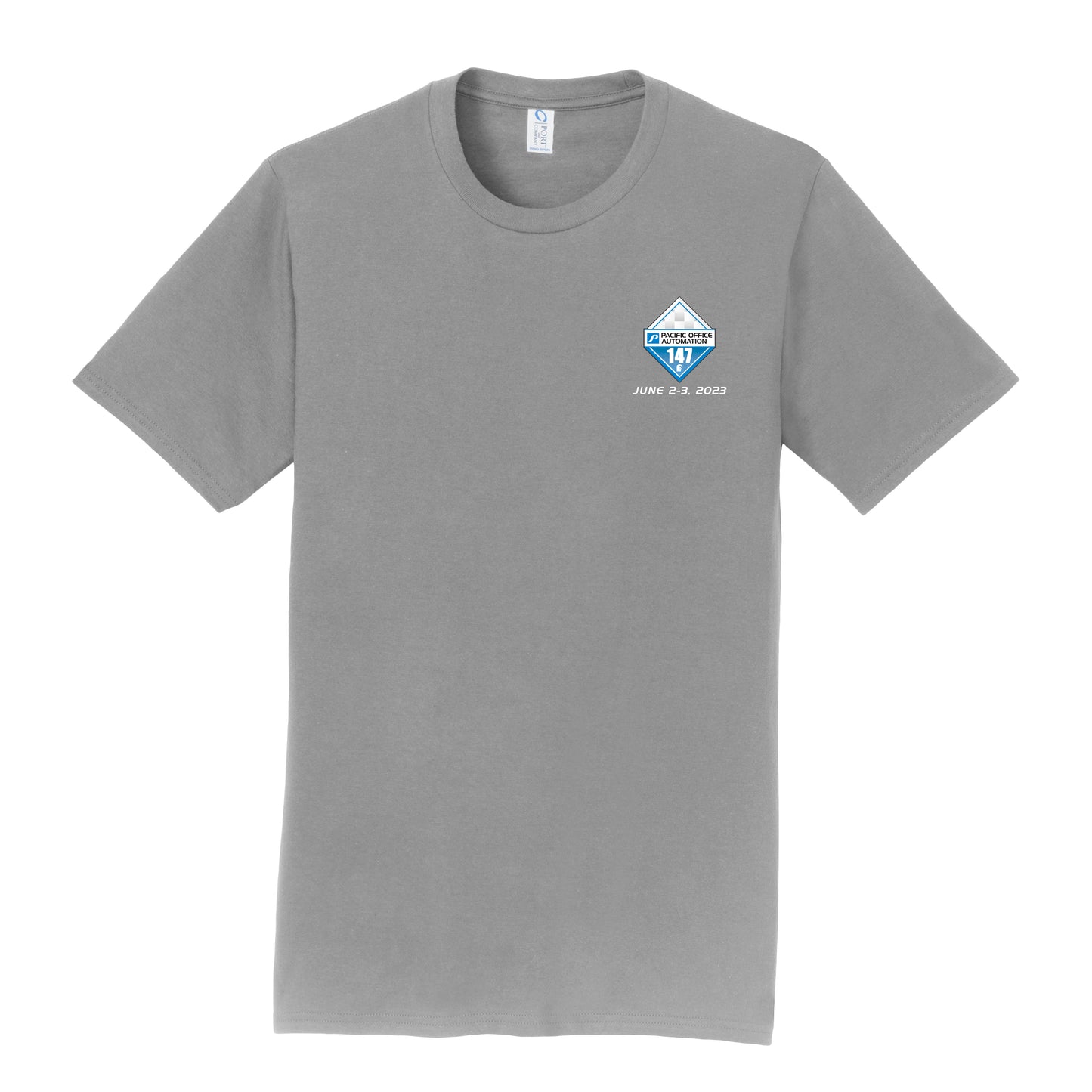 2023 NASCAR Xfinity POA 147 Event Tee - Storm Grey