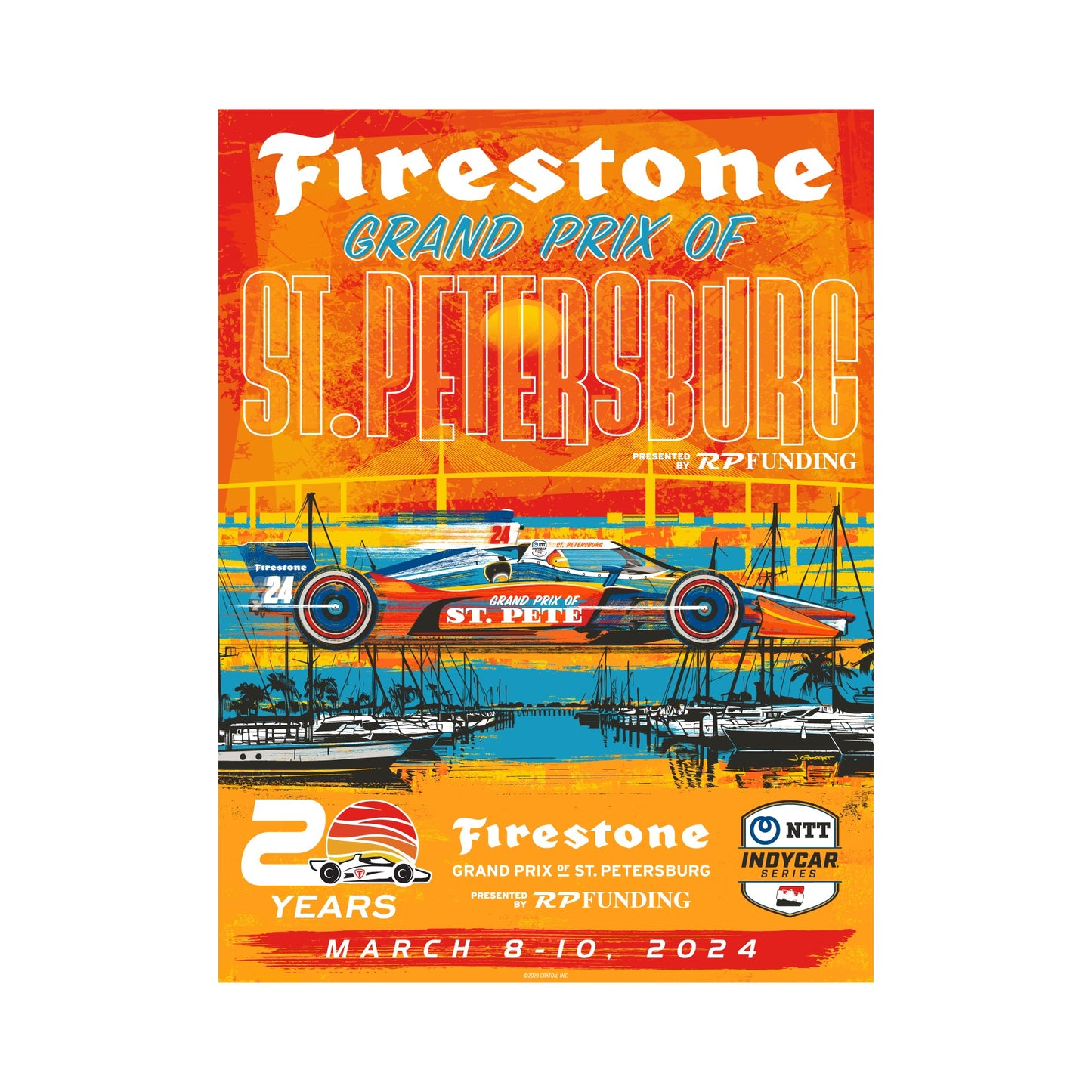 2024 Firestone Grand Prix Event Poster