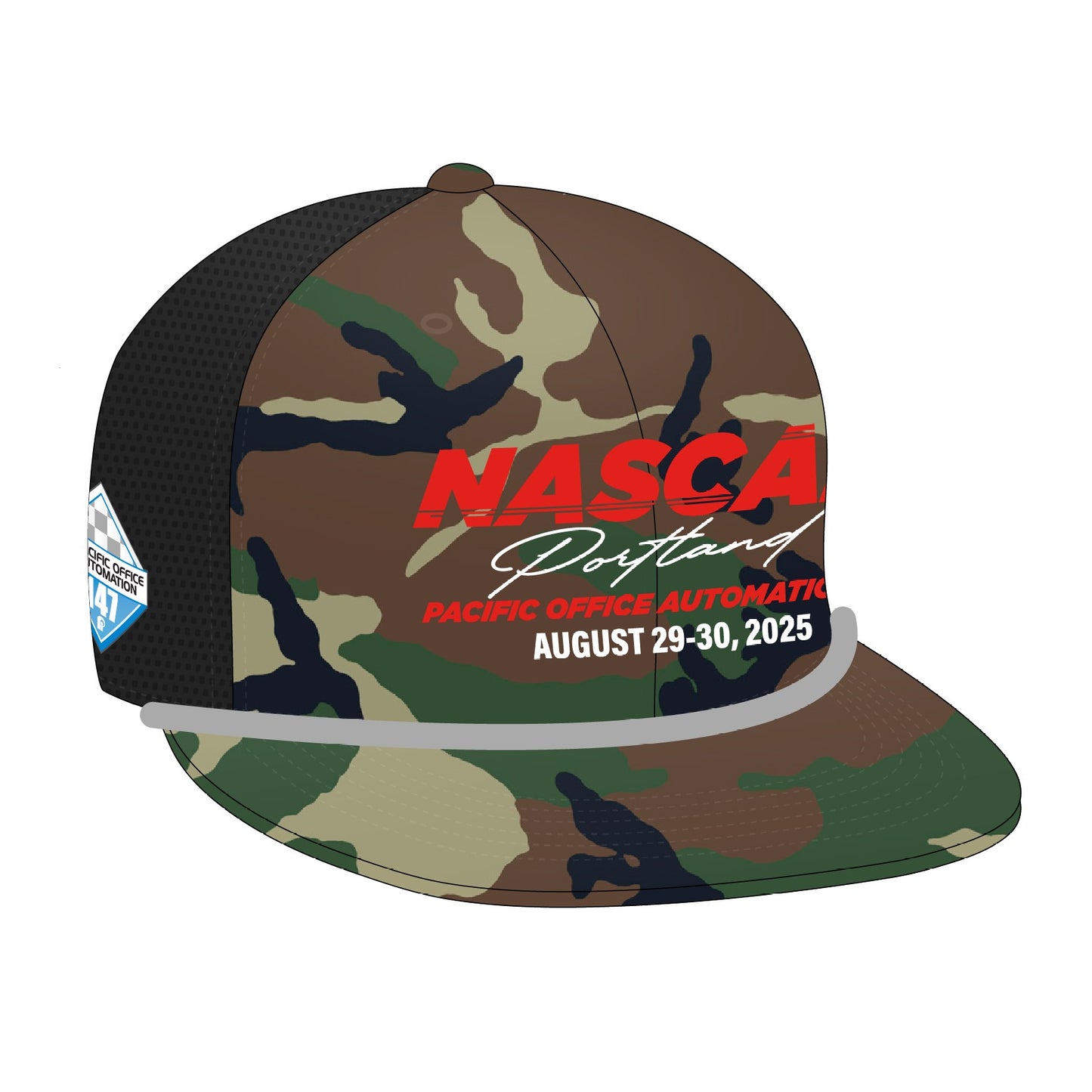 2025 NASCAR Portland Flatbill Hat - Camo