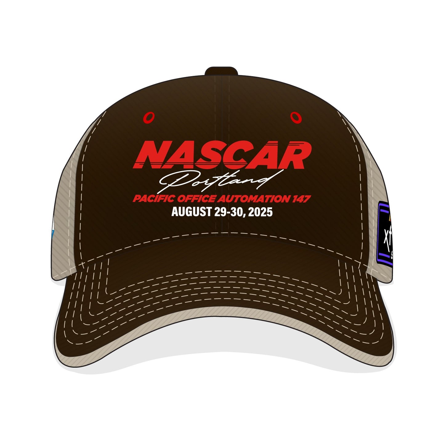 2025 NASCAR Portland Dad Hat - Brown/Stone