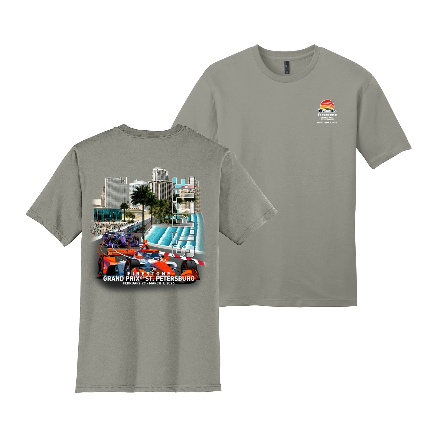 2026 Firestone Grand Prix Event Tee - Grey