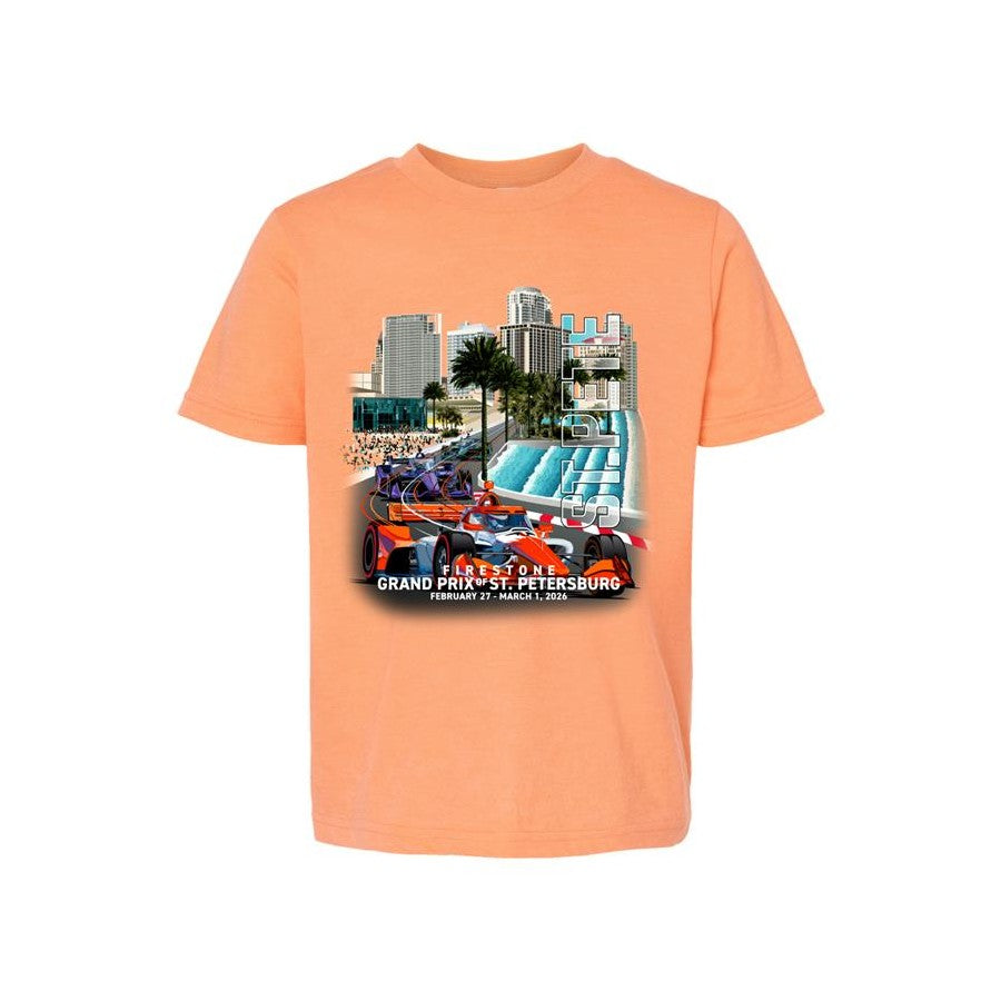 2026 Firestone Grand Prix Youth Tee - Orange
