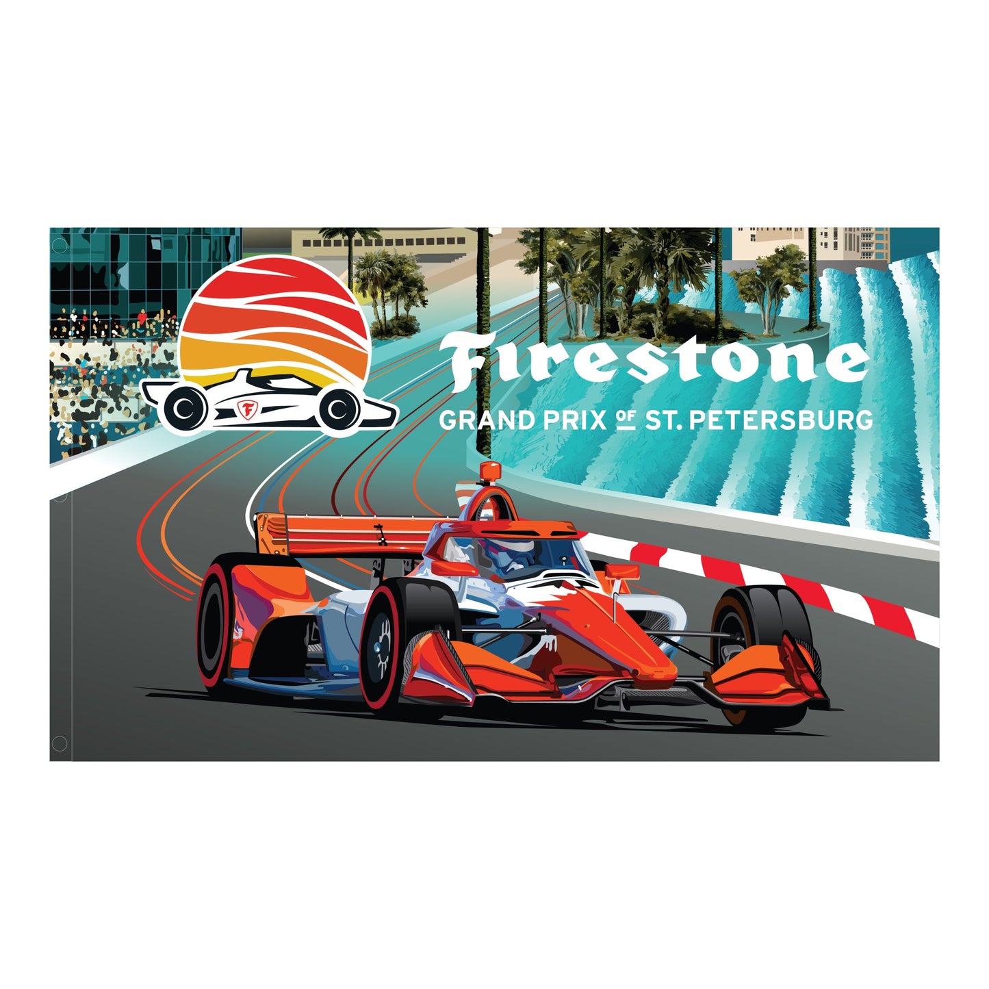 Firestone Grand Prix Flag - 3'x5'