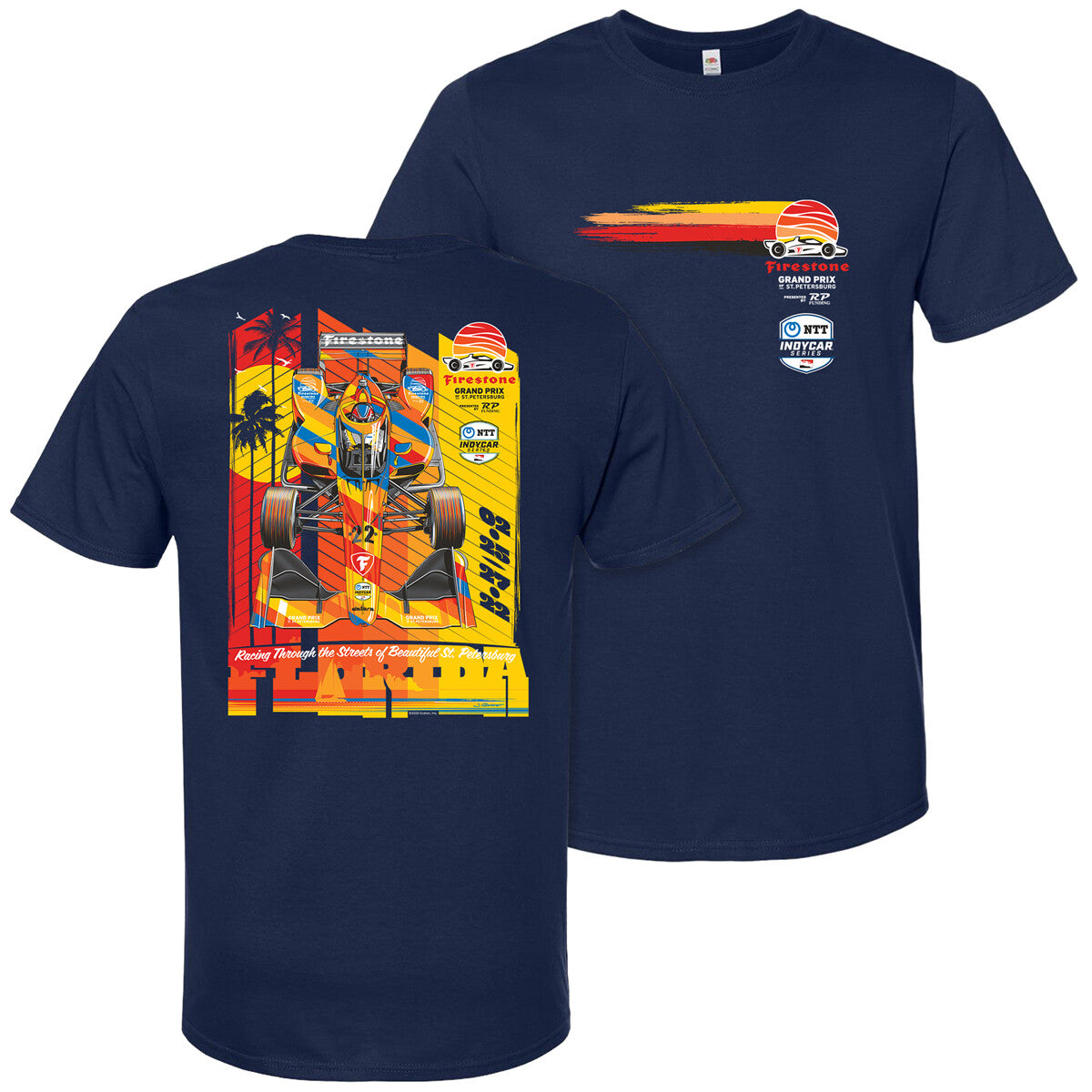 2022 FGP Poster Tee - Navy