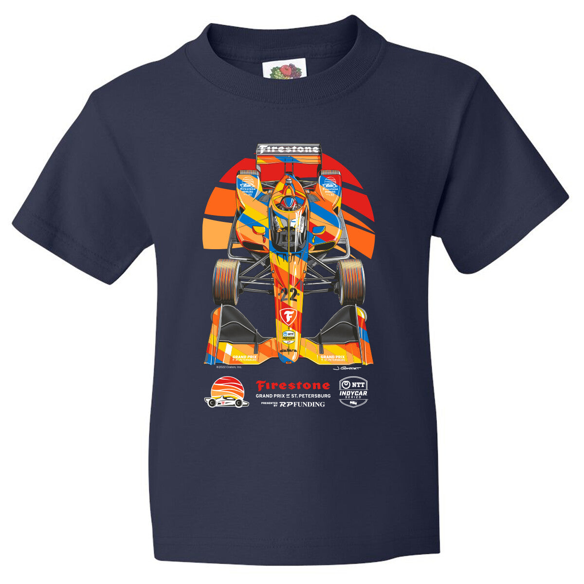 2022 FGP Youth Tee - Navy