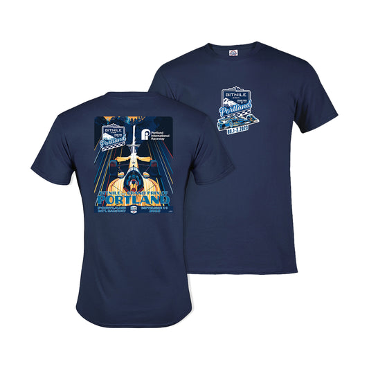 2023 Grand Prix of Portland Event Tee - Navy