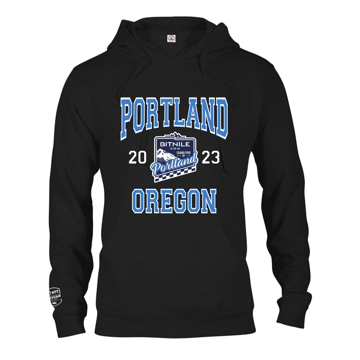 2023 Grand Prix of Portland Collegiate Hooded Sweatshirt - Black