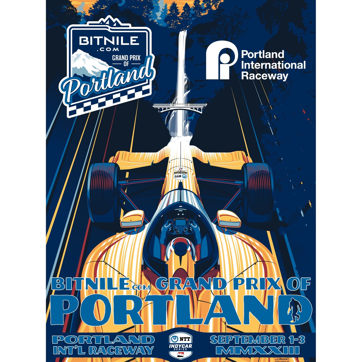 2023 Grand Prix of Portland Poster