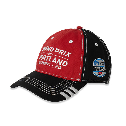 2023 Grand Prix of Portland Dad Hat - Red / Black