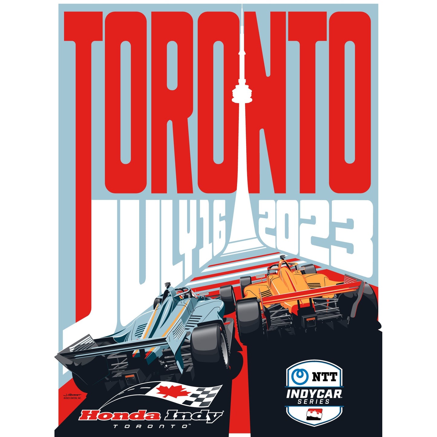 2023 Honda Indy Toronto Event Poster