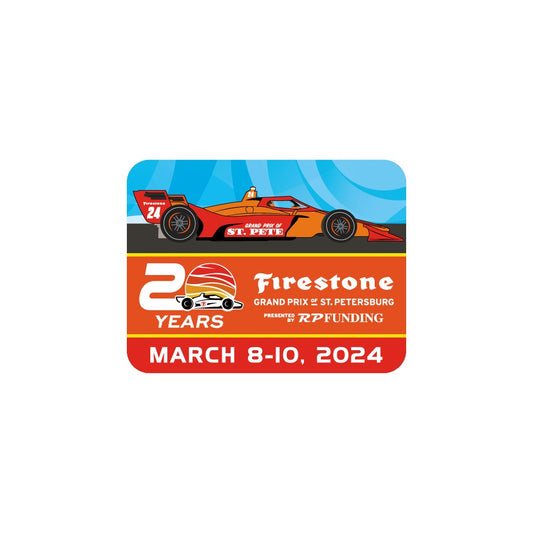 2024 Firestone Grand Prix of St Pete Event Lapel Pin