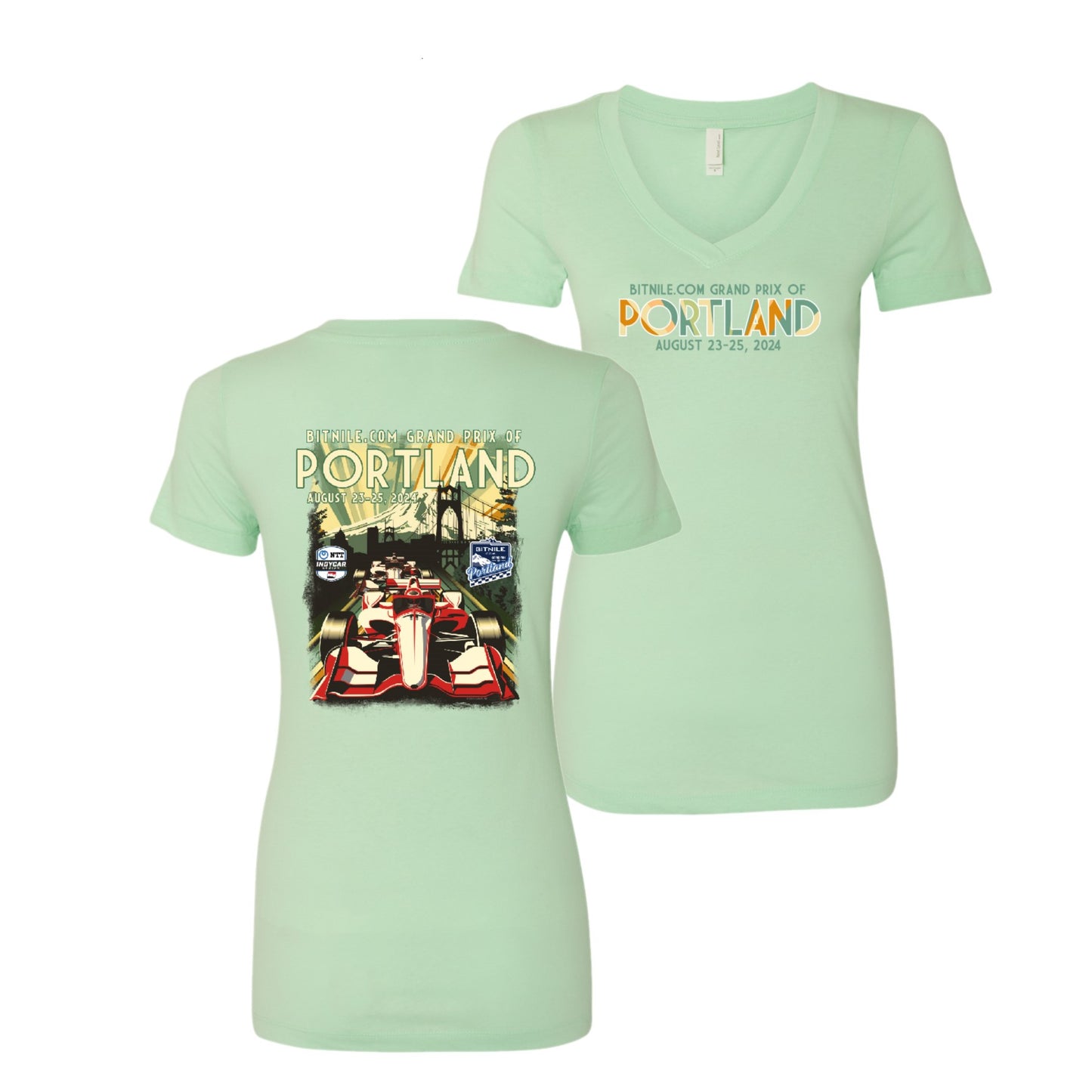 2024 Grand Prix of Portland Ladies Event Tee - Mint