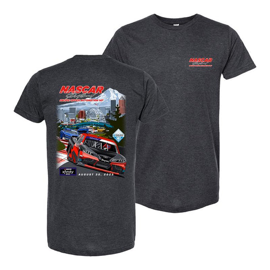 2025 NASCAR Portland Event Tee - Dark Heather
