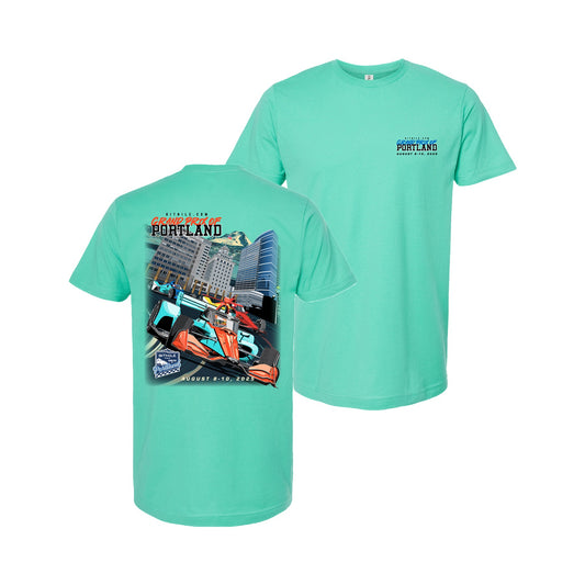2025 Grand Prix of Portland Event Tee - Mint