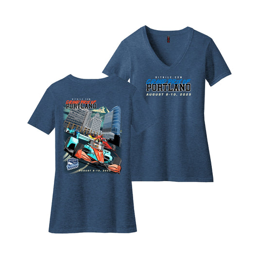 2025 Grand Prix of Portland Ladies Tee - Deep Royal