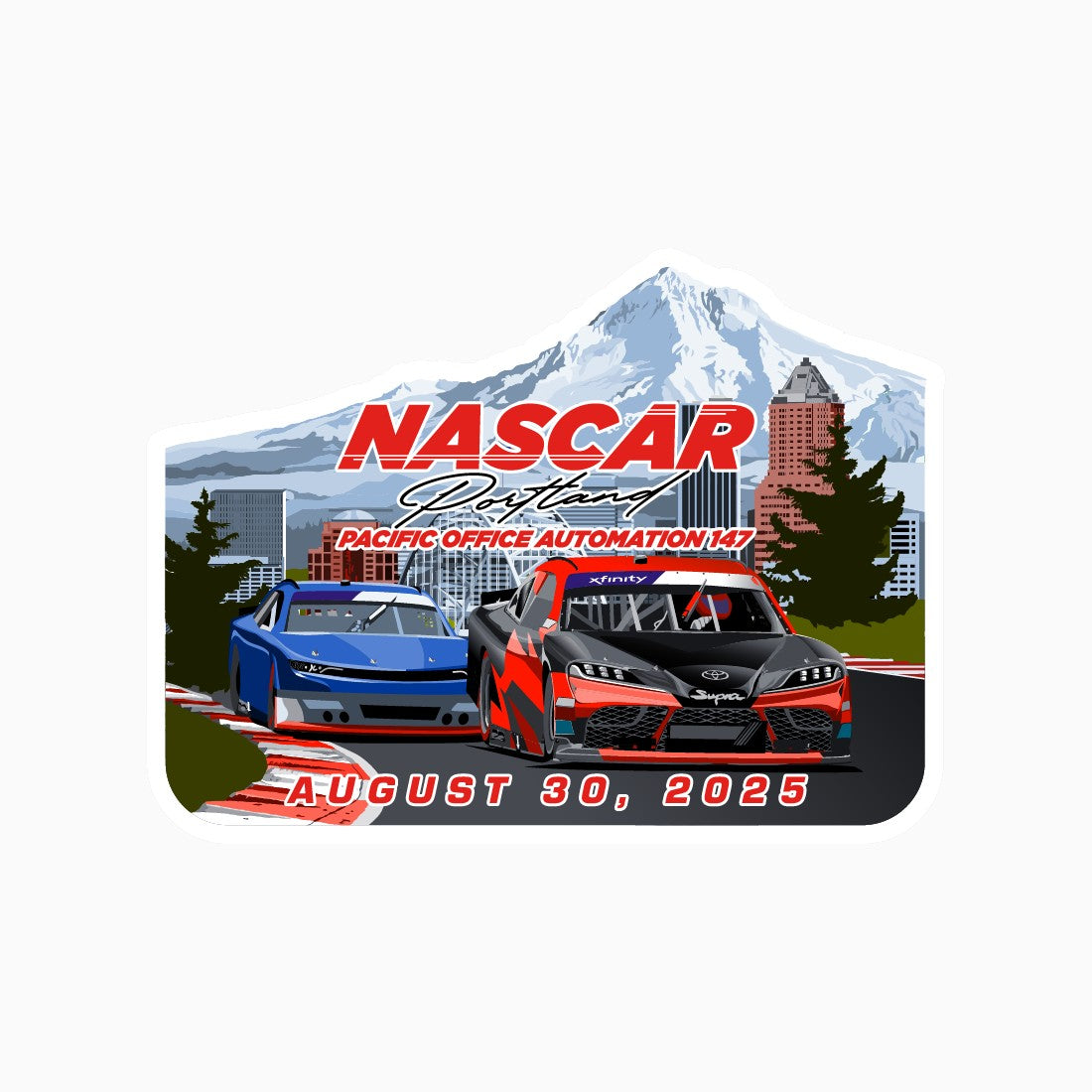 2025 NASCAR Portland Event Magnet