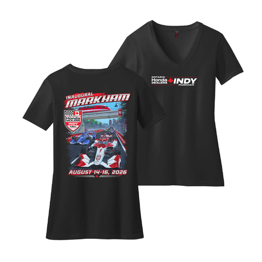 2026 OHD Indy Markham Ladies Tee - Black