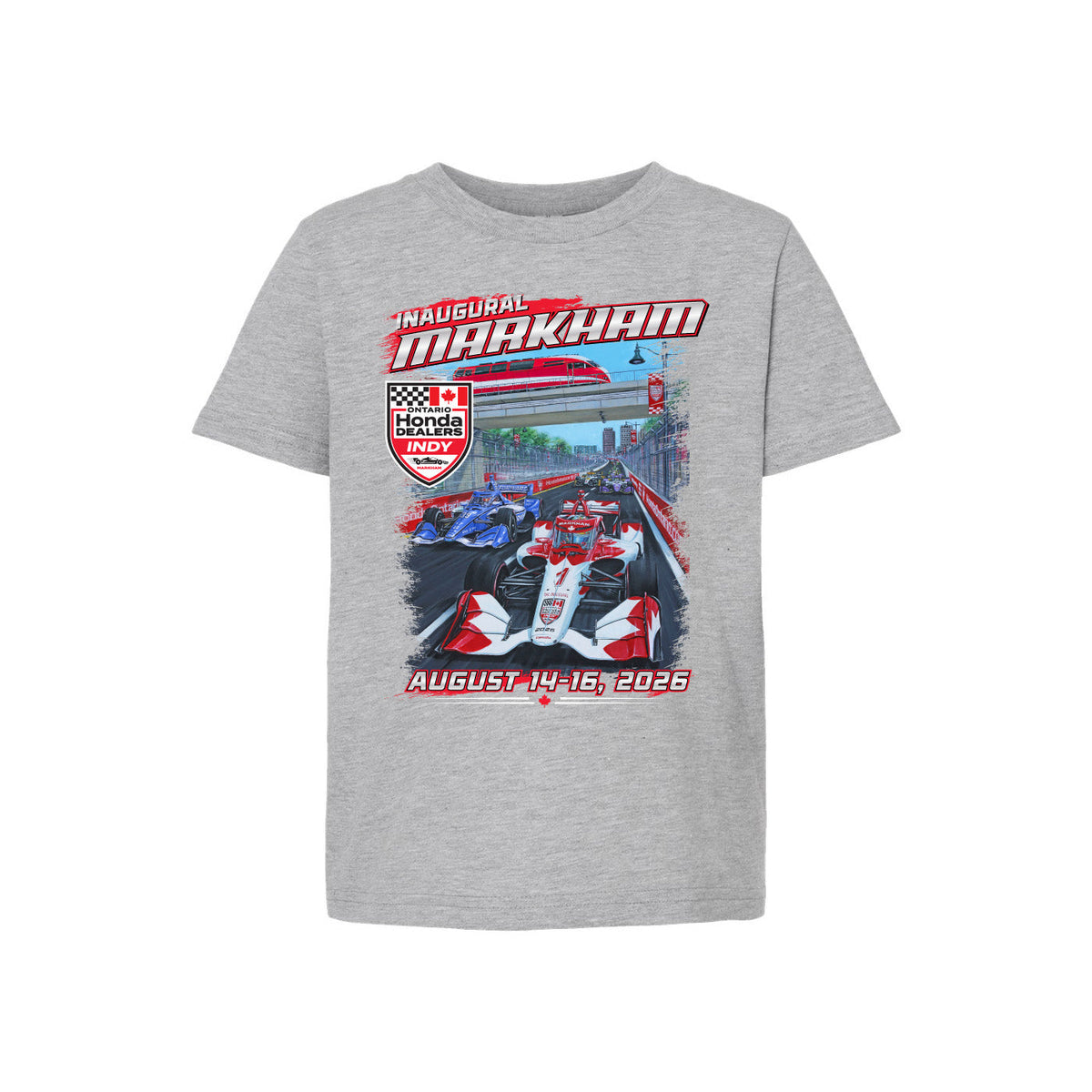 2026 OHD Indy Markham Youth Tee - Grey
