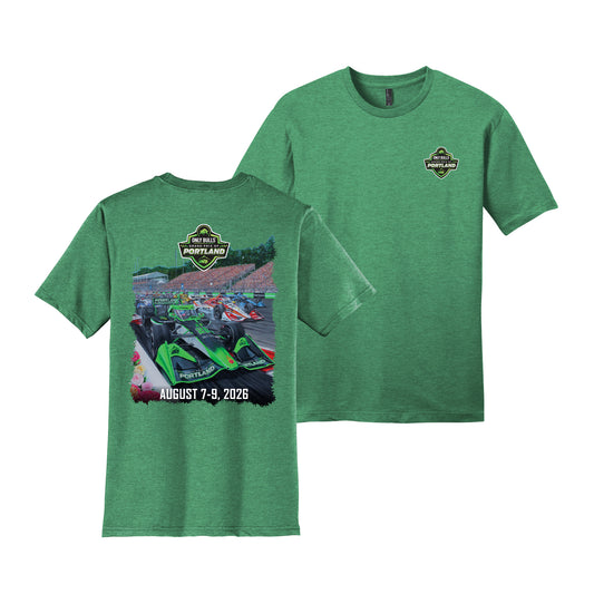 2026 Grand Prix of Portland Event Tee - Heather Green