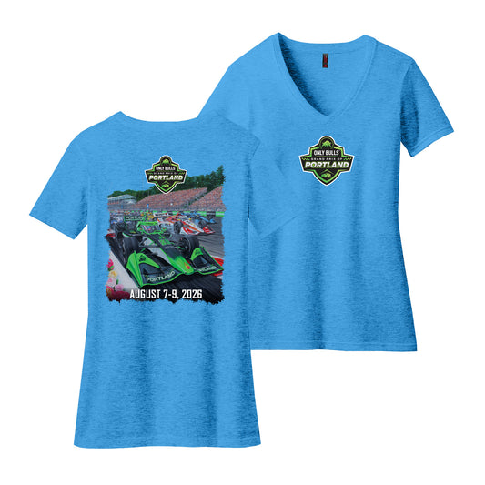 2026 Grand Prix of Portland Ladies Tee - Turquoise
