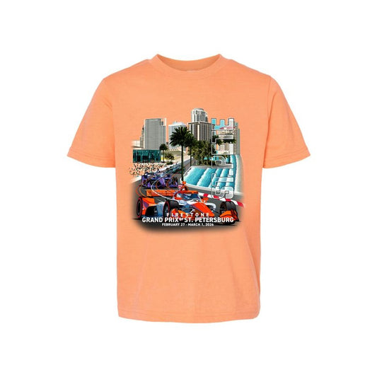 2026 Firestone Grand Prix Youth Tee - Orange