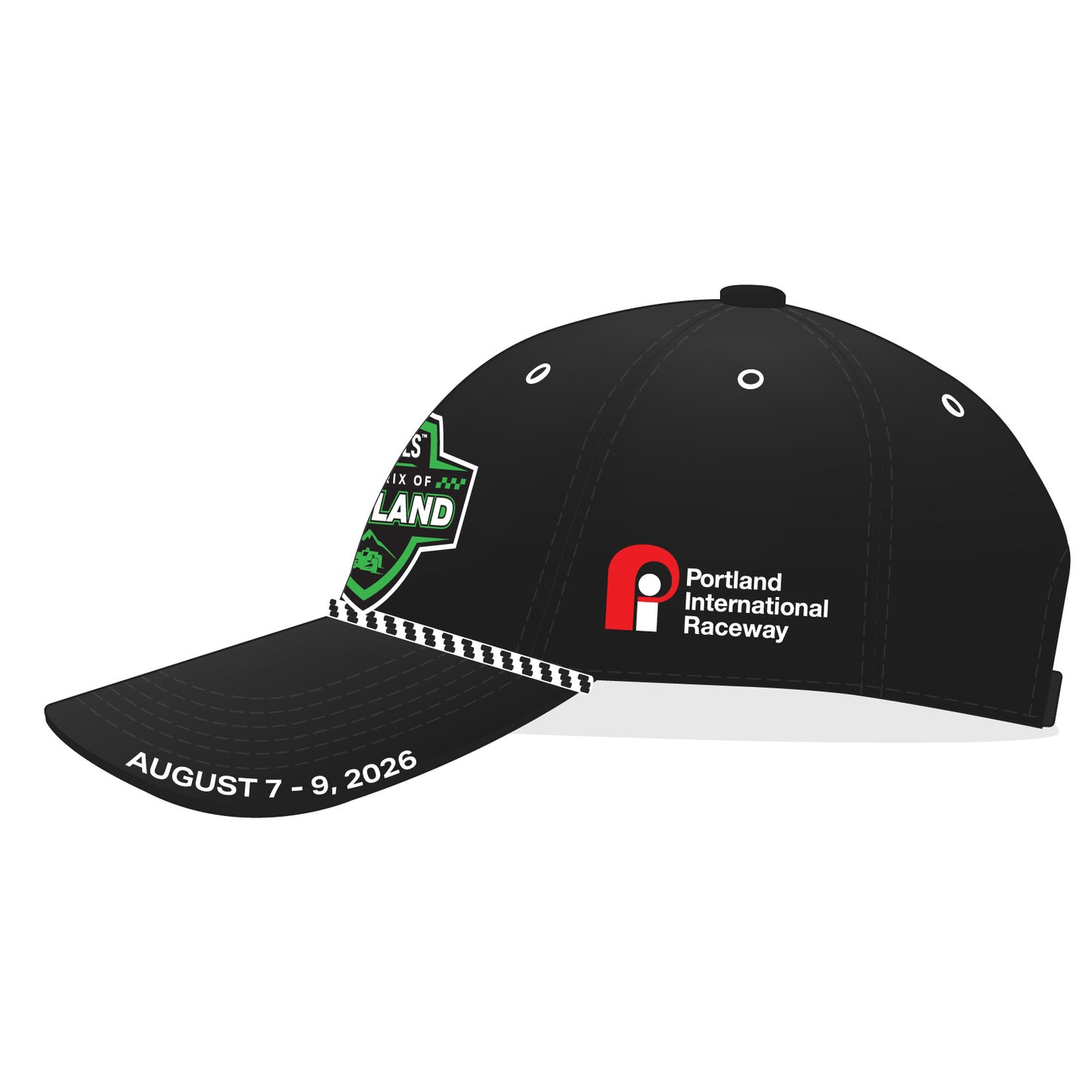 2026 Grand Prix of Portland Performance Hat - Black