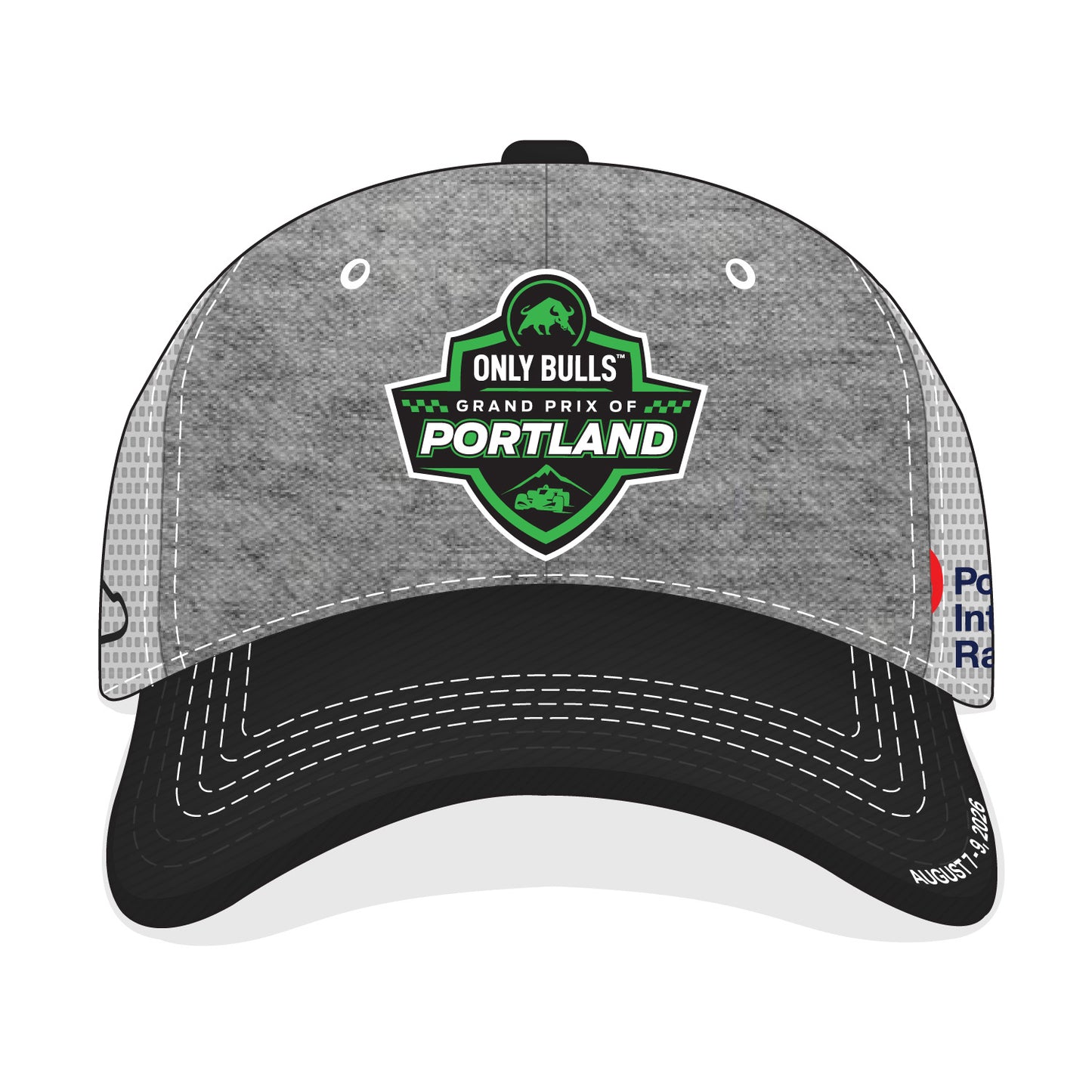 2026 Grand Prix of Portland Trucker Hat - Grey/White/Black