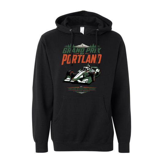 Grand Prix of Portland Hooded Sweatshirt - Black