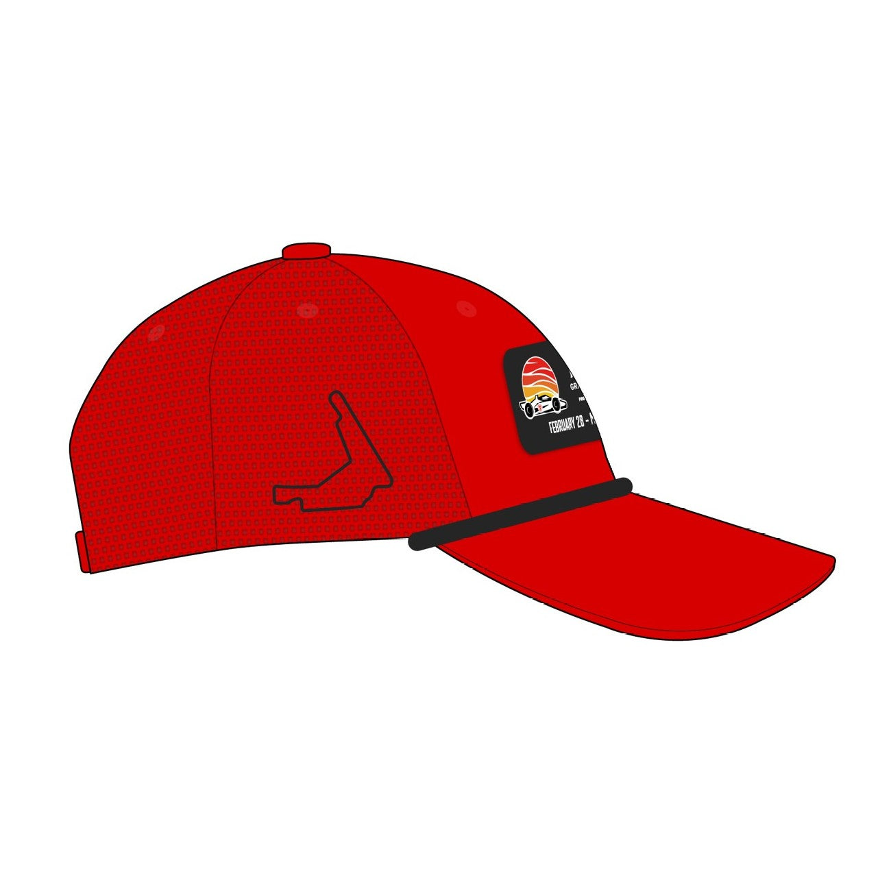 2025 Firestone Grand Prix Performance Hat - Red