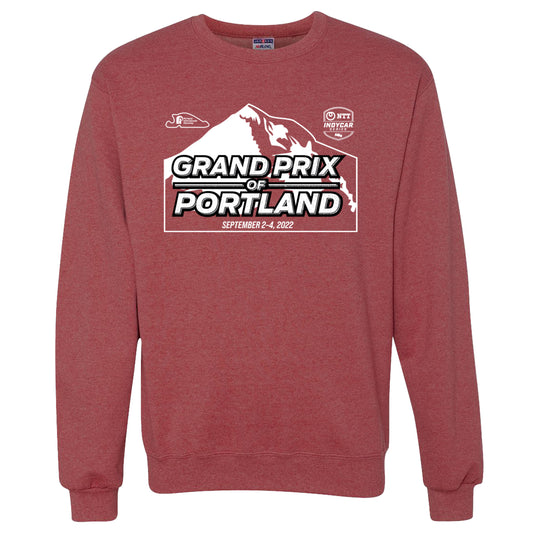 2022 GP of Portland Crewneck Sweatshirt - Heather Red