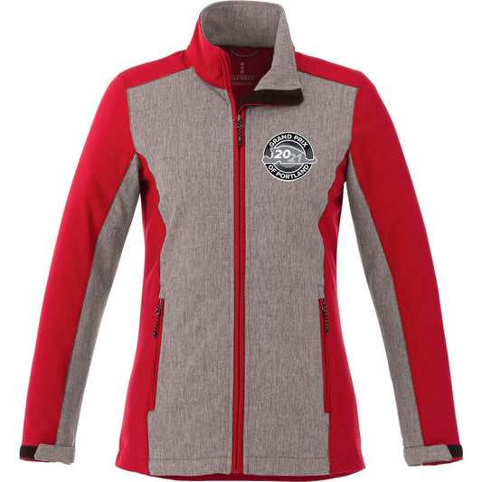 2021 GP Portland Ladies Jacket - Grey/Red